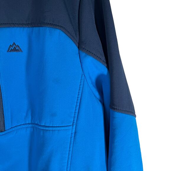 SNOZU Performance Boys Softshell Jacket Colorblock Blue XL Active Outdoor Casual - Picture 8 of 9